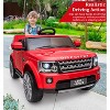 12V Licensed Land Rover Kids Ride On Truck, Electric Car w/Remote, 3 Speeds, Suspension, LED Lights, Bluetooth Music - 2 of 4