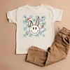 The Juniper Shop Checkered Smiley Easter Bunny Youth Short Sleeve Tee - 2 of 2