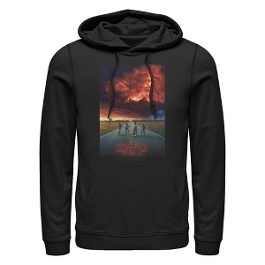 Men's Stranger Things Demogorgon Cloud Poster Pull Over Hoodie - 1 of 4