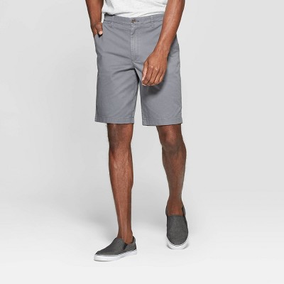 mens gray chino shorts