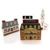 Cat's Meow Village 7.0 Inch Colonial Virginia Christmas Limited Edition 1990 Nos  Christmas Retired Pine Village Buildings - 4 of 4