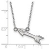 Black Bow Jewelry Sterling Silver Pi Beta Phi Greek Life Necklace 18 Inch - 2 of 4