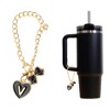 Unique Bargains Heart Bow Water Cup Pendant 1 Pc - 3 of 4