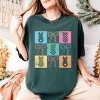 Simply Sage Market Checkered Bunny Coquette Distressed Garment Dyed Tee - 3 of 4
