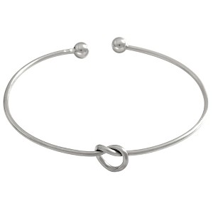 Love Knot Bracelet for Women or Men by Ginger Lyne Bridal Party Gifts Large Adjustable Bangle - 1 of 4