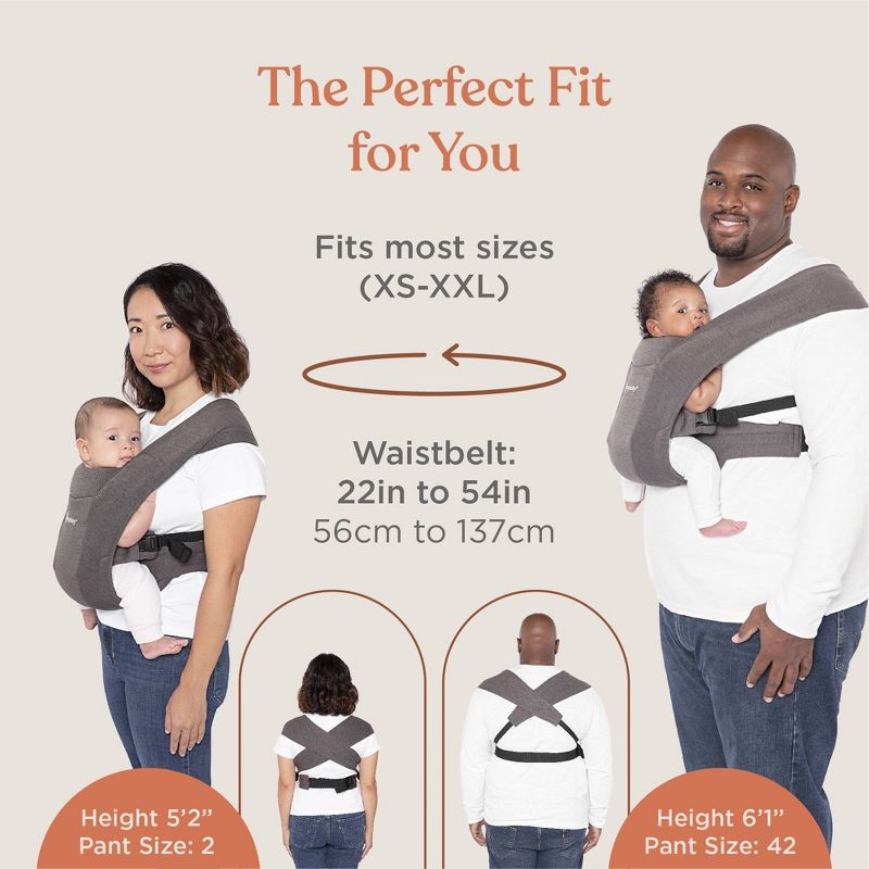 Ergobaby Embrace Cozy Knit Newborn Carrier for Babies, 5 of 17