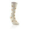 Cream and Beige Polka Dot Socks from the Sock Panda (Men's Sizes, Adult Large) - 4 of 4
