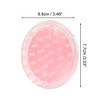 Unique Bargains Hair Shampoo Brush 3.46"x3.03"x2.76" 1 Pc Clear Pink - 4 of 4