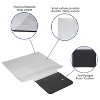 Emma and Oliver Ergonomic Sit or Stand Chair Mat with Hinged Cushioned Mat - Anti-Fatigue Mat - 3 of 4