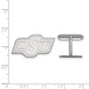 Black Bow Jewelry Sterling Silver Oklahoma State Cowboys NCAA Cuff Links - 2 of 3