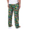 Marvel Mens' Comic Classic Character The Incredible Hulk Sleep Pajama Pants Multicolored - 4 of 4