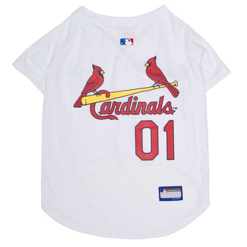 Mlb St. Louis Cardinals Pets First Pet Baseball Jersey - White Xxl : Target