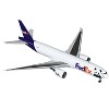 Boeing 777-200LR Commercial Aircraft "FedEx" White with Purple Tail "Gemini 200" Series 1/200 Diecast Model by GeminiJets - 2 of 3