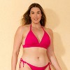 Women's Ribbed Triangle Longline Bikini Top - Shade & Shore™ - 4 of 4