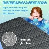 Vudeco Glow in The Dark Kids' Weighted Blanket Space: 5lb Flannel Blanket for Kids, 40x50 inches, Gray & Blue - 4 of 4