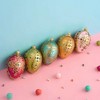 Miss Christmas 5.0 Inch Hot Pink & Gold Fabrege Egg Christmas Tree Ornament , Christmas Decor Christmas, Easter, Spring (1PC) - 3 of 4