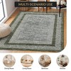 Modern Geometric Washable Rug – Non-Slip Low Pile  Carpet for Living Room, Bedroom & More - 3 of 4