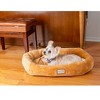 Armarkat Round Pet Bed and Mat, ultra-soft Dog Bed, Brown, Multiple Size Selection - 3 of 4