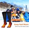 iMountek"Rechargeable Electric Heated Socks for Men & Women, 4 Temperature Levels, Machine Washable"Black - 3 of 4