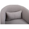 Okak Modern Accent Chair Swivel Chair with 360 Degrees Barrel Chair Cozy Soft Armchair Living Room Chair for Reading Room Bedroom - 3 of 4