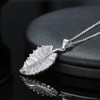Leaf Baguette Earrings Necklace or Ring for Women Sterling Ginger Lyne Collection - 2 of 4