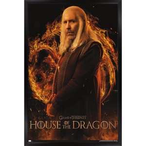 Trends International House of the Dragon - Viserys One Sheet Framed Wall Poster Prints - 1 of 4