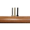 WE Games Standard Metal Cribbage Pegs with Velvet Pouch - Set of 9 (Brass, Silver & Black) - image 2 of 4