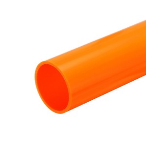 Unique Bargains High Impact Water Plumb Cable Sleeve PVC Rigid Round Pipes 20" Length - 1 of 4