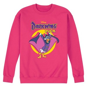 Men's - Disney - Darkwing Duck Logo Graphic Fleece Sweatshirt - 1 of 4