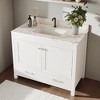 43" Modern Bathroom Vanity with Artificial Marble Karalakin Top, Solid Wood Frame, Soft-Close Doors & Drawer Storage -( Single Faucet Hole) - 2 of 4
