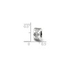 Black Bow Jewelry Sterling Silver Bali Circles Bead Charm - 2 of 3