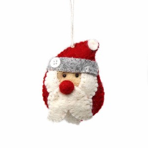 Slickblue Wool Felt Christmas Ornaments – Handcrafted in 15 Different Design Options Like Owl, Elf, and Snowman - 1 of 2