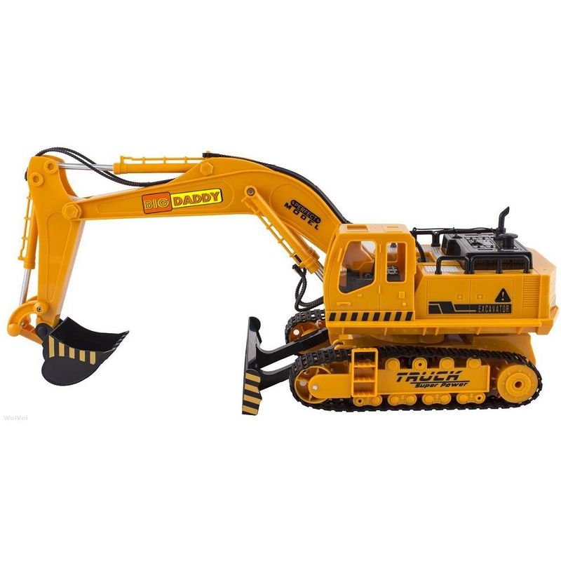 Big-Daddy Full Functional Excavator, Electric Rc Remote Control Construction Tractor Toy, 1 of 6