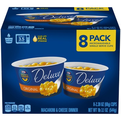 Kraft Deluxe Original Cheddar Mac And Cheese Dinner Family Size - 24oz :  Target