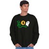 Boo Cute Witch Ghost Halloween Sweatshirt for Men or Women Brisco Brands - 4 of 4