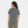 Women's Salem Boyfriend Short Sleeve Graphic T-Shirt - Gray - 3 of 3