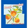 Natural World Fresh Peaches Crew Neck Short Sleeve Adult T-shirt - 2 of 2