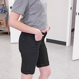 Women's Cuffed Bermuda Shorts - Special A S - 1 of 2