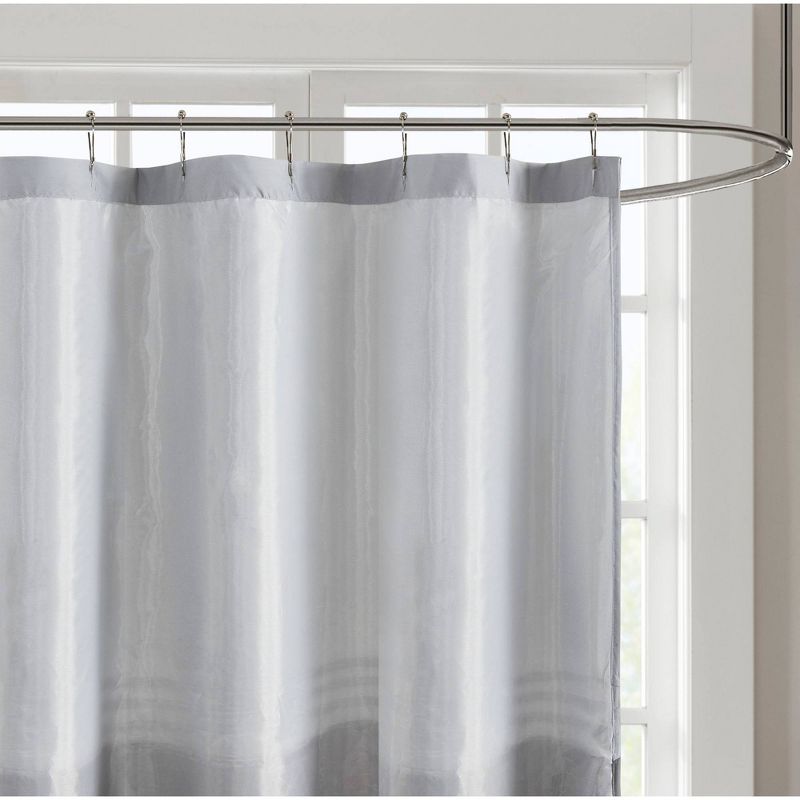 72"x72" Casey Printed and Embroidered Shower Curtain - 510 Designs, 3 of 5