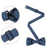 INSPIRE CHIC Men's Jacquard Adjustable Strap Pre-tied Bow Ties for Elegant Wedding - 2 of 4