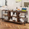 Costway 3-Tier TV Stand for TV's up to 65" Entertainment Media Center with Storage Basket - 4 of 4