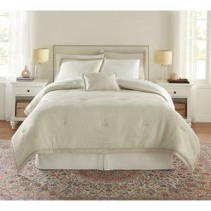 BrylaneHome 4-Pc Textured Comforter Set - 1 of 4