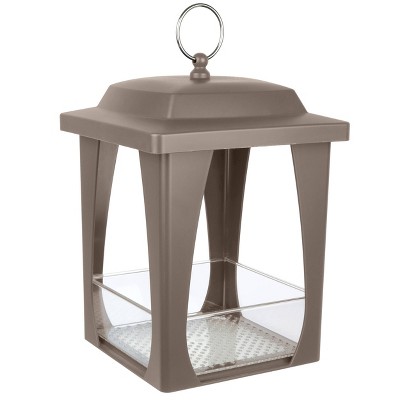 Nature's Way Bird Products 4 Cup Fly Thru Tray Bird Feeder 10" Taupe