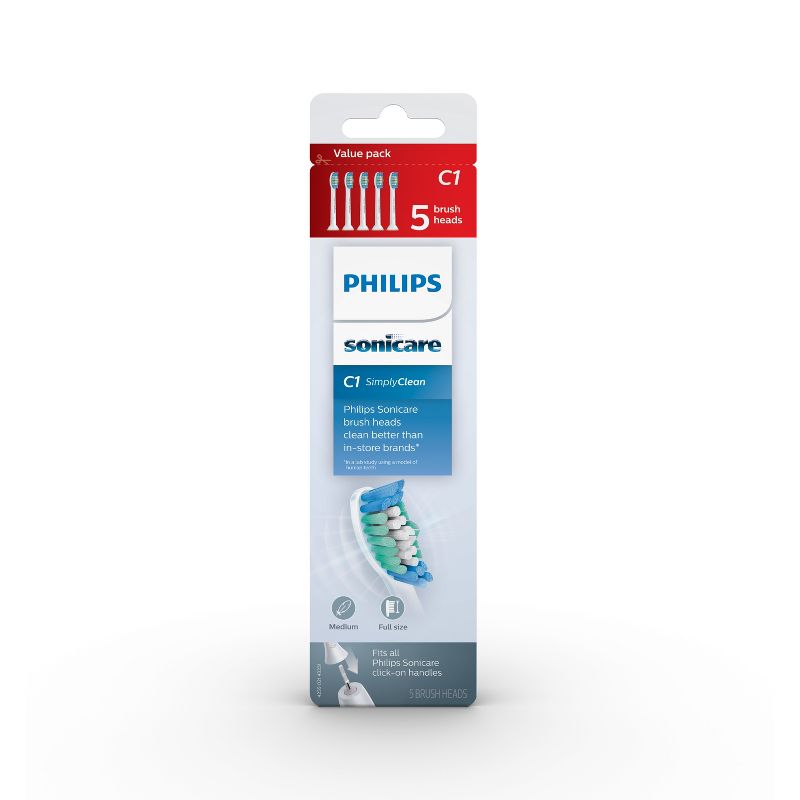 Philips Sonicare SimplyClean Replacement Electric Toothbrush Head, 5 of 6