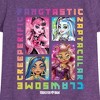 Girls' - Mattel - Clawsome, Fangtastic, Creeperific & Zapptacular Fitted Short Sleeve Graphic T-Shirt - 2 of 4
