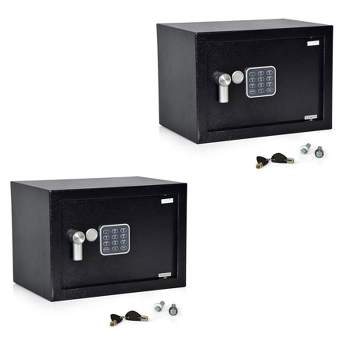 Dorm Room Safety Supplies - Yak About It Locking Safe Trunk with Lock and  Keys - Black Storage Chest