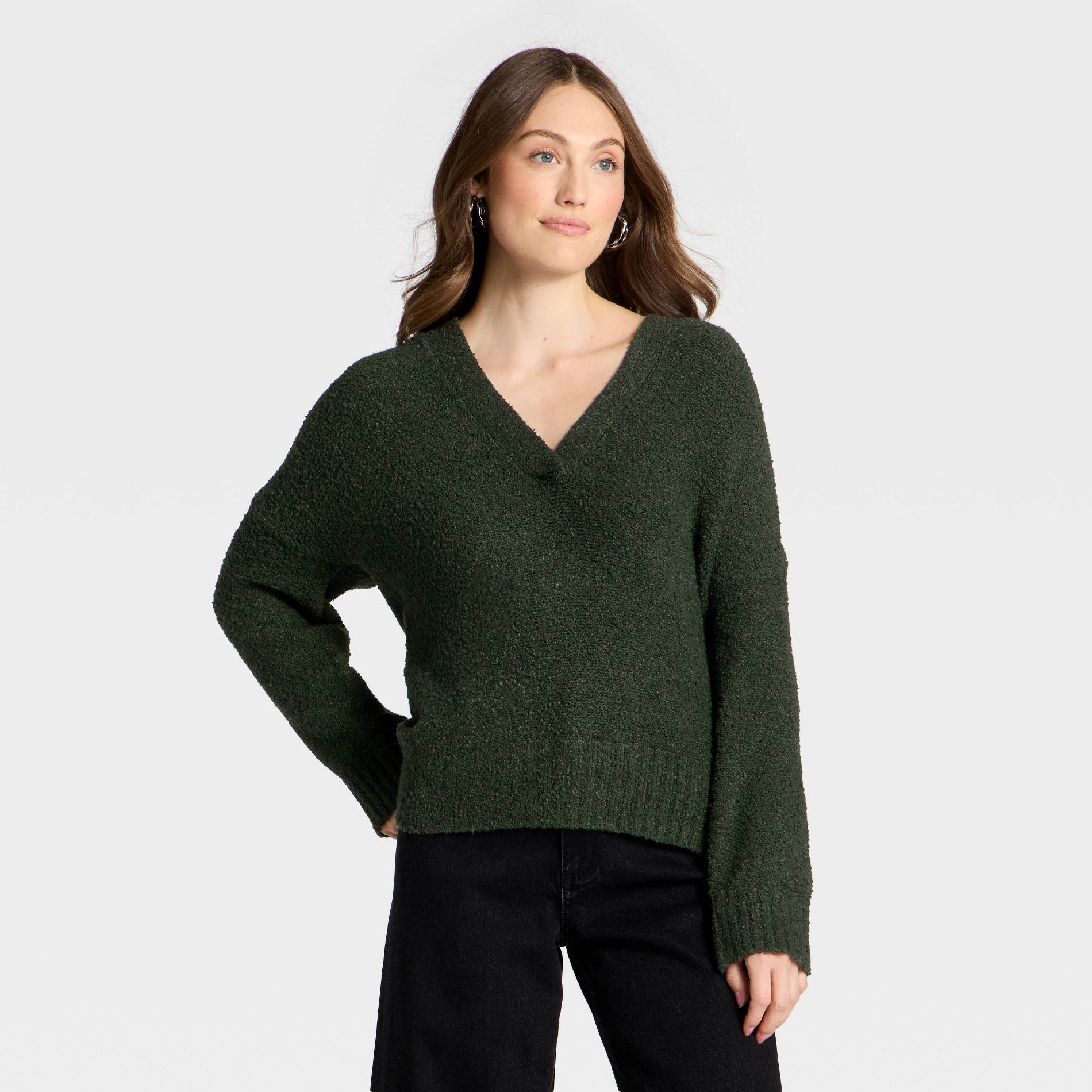Women's Hooded Shawl Sweater - Universal Thread™