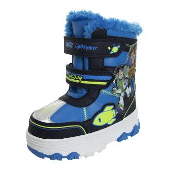 Disney Toy Story Boys Snow Boots - Kids Water Resistant Winter Boots (Toddler/Little Kid)