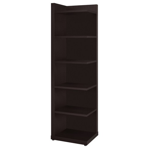 6-Shelf Corner Bookcase