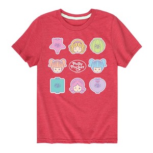 Boys' - Polly Pocket - Polly Pocket Grid Short Sleeve Graphic T-Shirt - 1 of 3